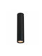 Italux Single Spot with Socket GU10 in Black Color