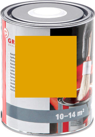Paint Yellow Lacquer RAL 1032 Nopolux Wilckens Granite 1 L Can