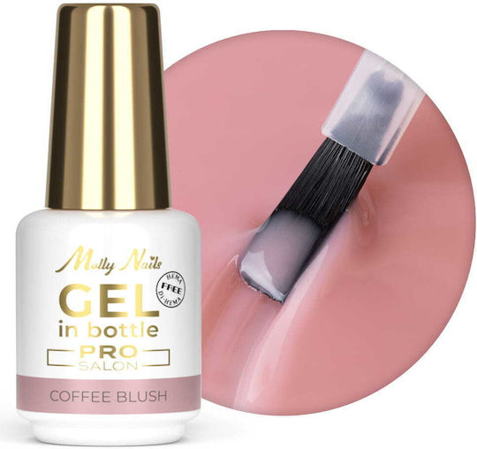 Bauherren-Gel In Flasche Pinselgel In Flasche Molly Nails Pro Salon Kaffee Blush Hema/di-hema Frei 15g