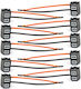 Ceramic Socket Block H4 12v 24v Lighting X 10