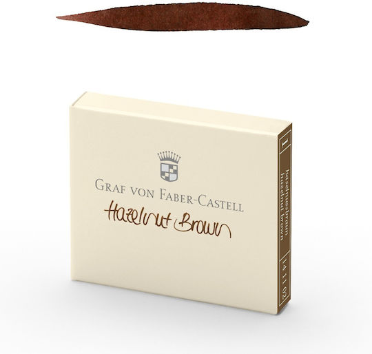 Faber-Castell Replacement Ink for Fountain Pen Brown