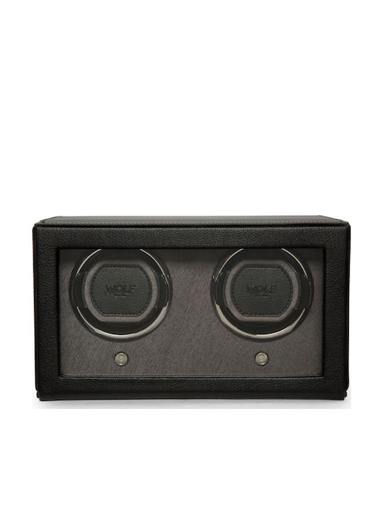 Wolf Cub Winder Κάλυμμα 2 Ρολόγια Black