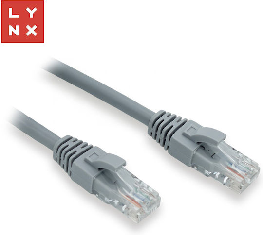 Lynx U/UTP Cat.6 Gigabit Network Cable Ethernet 20m Gray