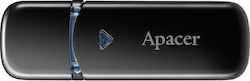 Apacer AH355 256GB USB 3.2 Μαύρο Apacer AH355 256GB USB 3.2 Μαύρο
