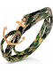 Xryseio Herren Armband mit Design Verankerung aus Kabel