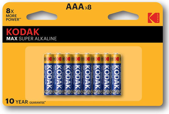 Kodak Alkaline Batteries AAA 1.5V 8pcs
