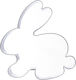 Steel Bunny Cookie Cutter 10 Cm