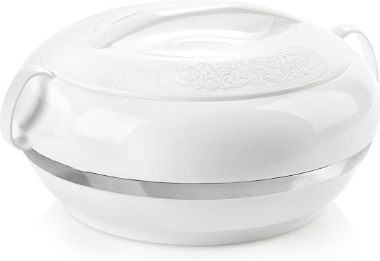 Orion Lunchbox Isolierte Lunchbox Kunststoff Weiß 2300ml 1Stück