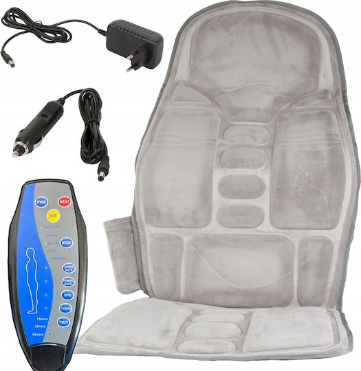 Verk Group Pillow Massage for the Neck, the Waist, the Back & the Body with Vibration and Heating Function Gray