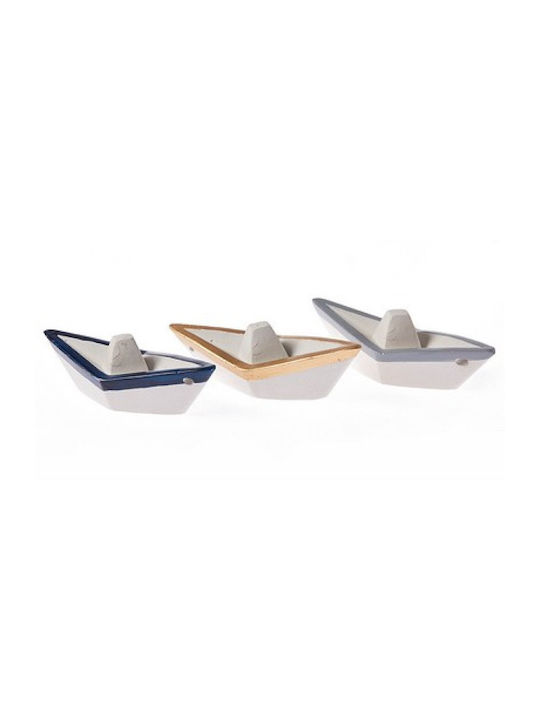 Karavaki K150 Christmas Table Decoration Ceramic Gray L12xW4xD4cm.