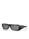 Oakley Permian Men's Sunglasses with Black Plastic Frame and Black Lens
