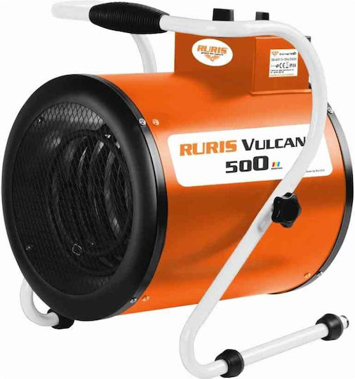 Ruris Vulcano 500 Електрически Нагревател 5000 W 48 Кв.м 411 Куб.м/ч