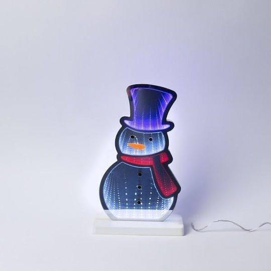 Eurolamp Snowman 17.5x5.5x33cm Decorative Design Mirror Led Tape Transformer 87 Led Multicolour Led Extension Power Supply 3m Ip20 Eurolamp