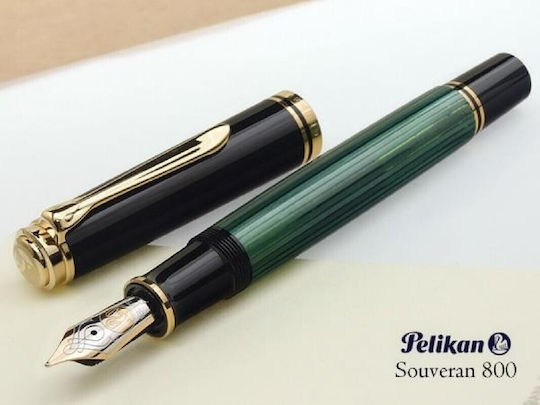 Pelikan Souveran M800 Πένα Γραφής Extra Fine με Μπλε Μελάνι