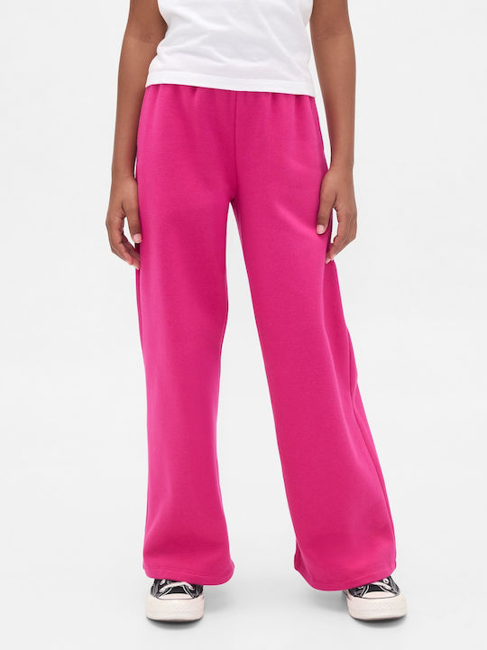 GAP Kids Sweatpants Bright Fuchsia Baggy