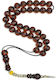 Roloi Komboloi Graven Mastic Worry Beads with 33 Beads Honey 33cm