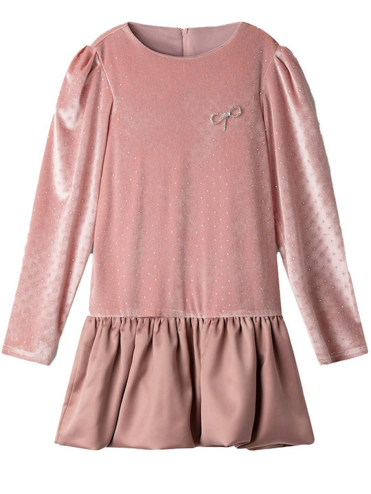 Evita Children's Dress Long Sleeve with Sequins...
