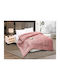 Silk Fashion Duvet Cover Single 160x220cm Old Rose