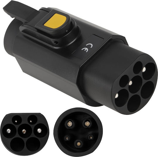 Adaptor Priză EV De La Tip 2 La Tip 1 Adaptor De La IEC 62196 La SAE J1772 32A Pentru Mașini Electrice Hibride Monofazat Cod Produs 3579