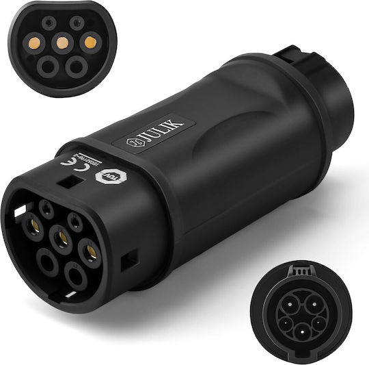 Adaptor Priză EV De La Tip 1 La Tip 2 Adaptor De La SAE J1772 La IEC 62196 32/16A Pentru Mașini Electrice Hibride Monofazat