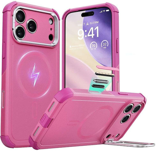 ESR Cyber Umschlag Rückseite Silikon Rosa (iPhone 17 Pro)