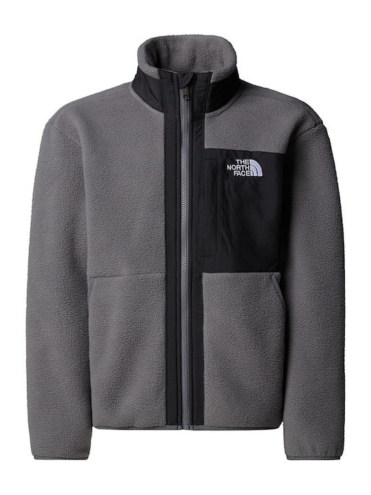 The North Face Kids Cardigan Fleece Gray Yumiori
