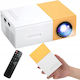 Verk Group YG300 2025 Mini Projector LCD LED Lamp with Built-in Speakers