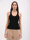 Women's Blouse Sleeveless Black