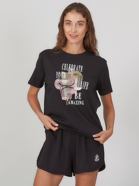 Admiral Bluze Damă Bumbac Negru