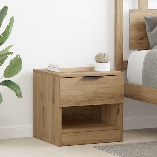Wooden Bedside Tables with Fabric Upholstery Brown 2 Pieces 40x39x40cm Wooden Bedside Tables with Fabric Upholstery Brown 2 Pieces 40x39x40cm