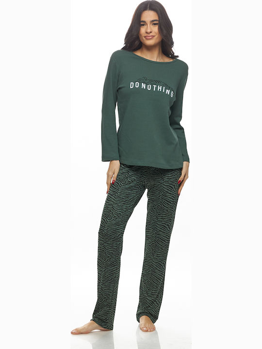 Galaxy Summer Women's Pyjama Set Green