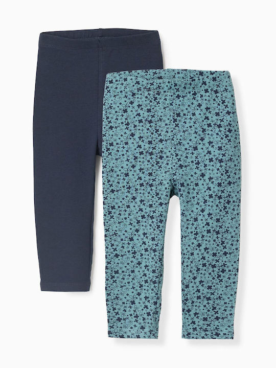 Set Kinder Leggings Lang Blue