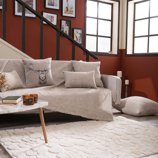 Teoran Madison Ριχτάρι Πολυθρόνας Chenille 180x150εκ. 02