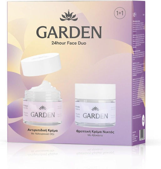 Garden 24-часов Дует за Лице 24-часова Хидратация и Против Стареене с Хиалуронова Киселина 100ml