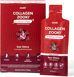 Zooki Collagen Cherry Liquid 11.000mg 11mg 14 x 18ml Κεράσι