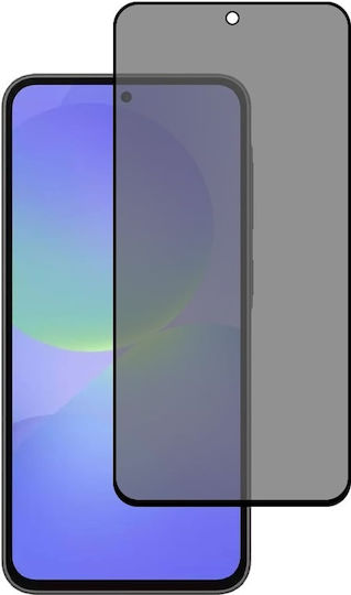 Adeziv complet Privacy Full Face Tempered Glass Negru (Galaxy A56)