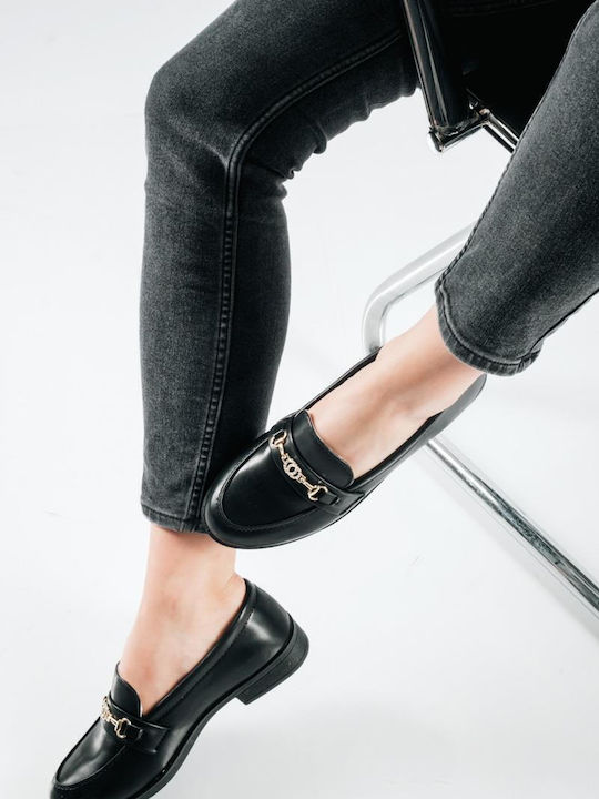 Γυναικεία Loafers σε Μαύρο Χρώμα