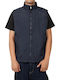 Sleeveless Jacket Dark Blue