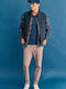 Ärmellos Jacke Puffer Marineblau