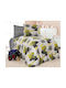 MayHome Set Kinderbettbezug 1,5-fach mit Kissenbezug Gray 180x240cm
