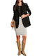 Bleistift Hoch tailliert Rock White