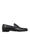 Leder Herren Mokassins in Schwarz Farbe