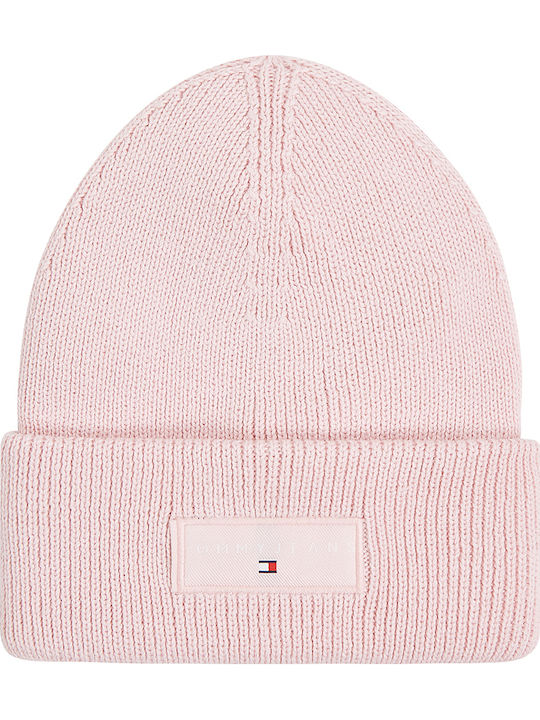 Beanie Γυναικείος Σκούφος Πλεκτός σε Ροζ χρώμα