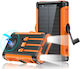 Linomag Solar Power Bank 20000mAh Portocaliu