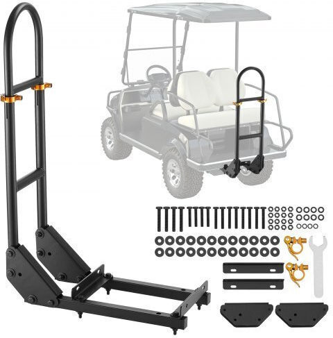 Vevor Rear Seat Handle Bar Golf Cart Metal Platforms Cwzgpjsj2753vlcqw001v0