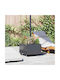 vidaXL Topf Metallisch Charcoal 45x45x45cm.