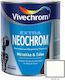Vivechrom Βερνικόχρωμα Neochrom Silicone 0.75lt Μαύρο Γυαλιστερό