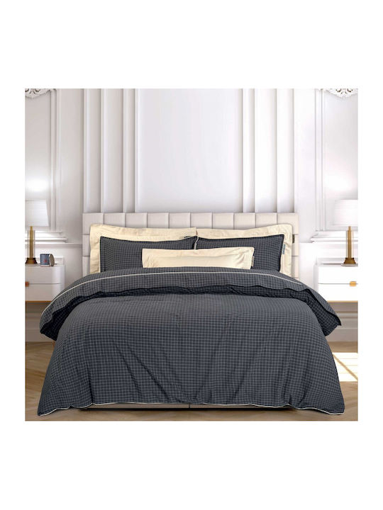 Greenwich Polo Club Сет Чаршафи 250x270см. Essential 2297 Черно 4бр