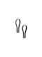 Zone Denmark Bathroom Hooks Magnetic Towel Set 2 Pieces 9 Cm Loop Gray