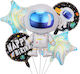 Set Baloane Formă Astronaut Flippy 5 Baloane 1 ...